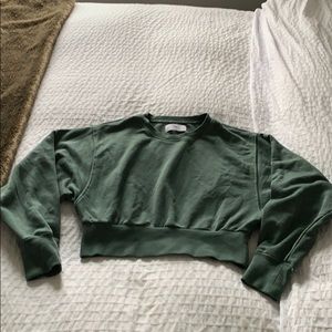 cropped TNA sweater